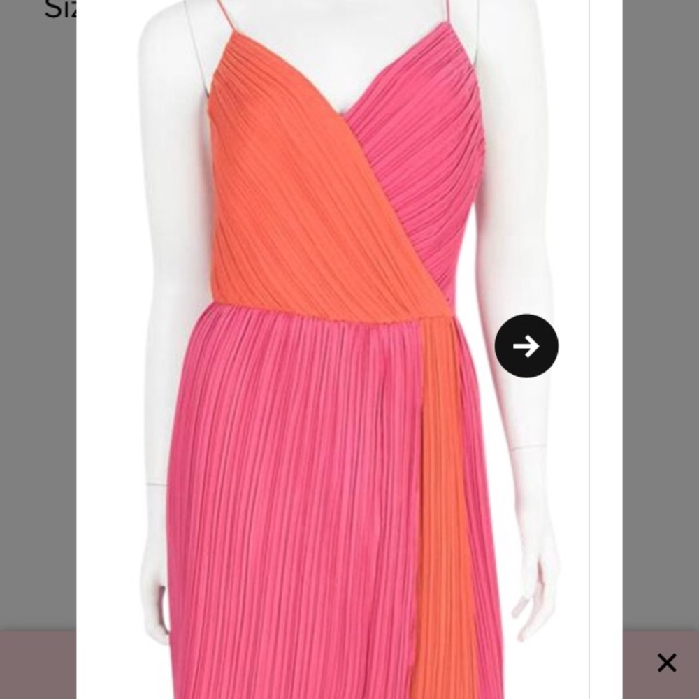 Phoebe Couture dual tone cocktail dress